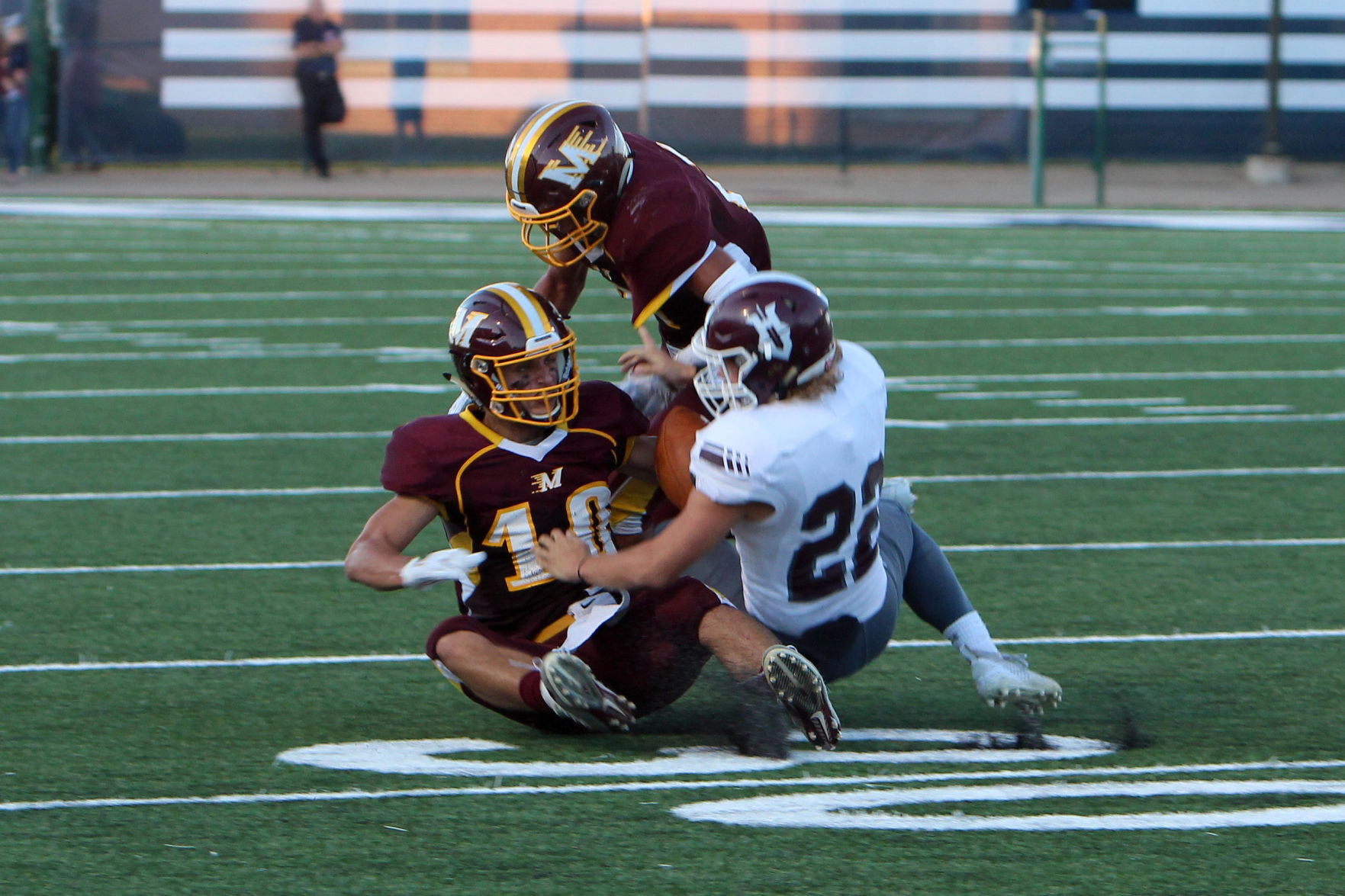 Holmen at Menomonie football 8-29-19